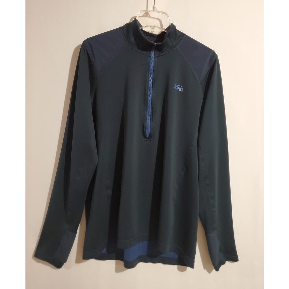 REI Screeline Half-Zip Long-Sleeve Pullover T-Shirt Mens Size XL Hiking Active